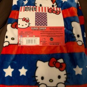 Hello Kitty Blanket - Blue and Red